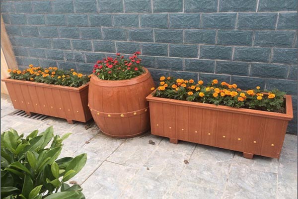  仿木花箱