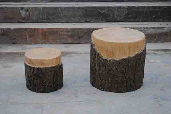 仿樹（shù）皮凳子